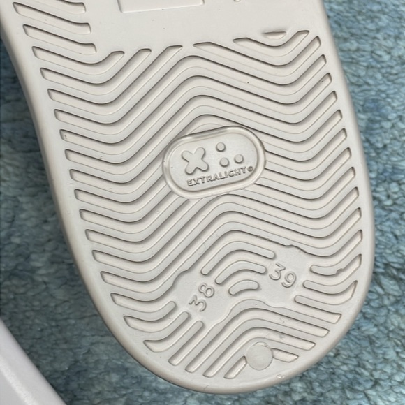 NIB P448 Flo Cipria Sandal Clog Slip On Backless Cream Beige Sz 38 39 - Picture 14 of 15